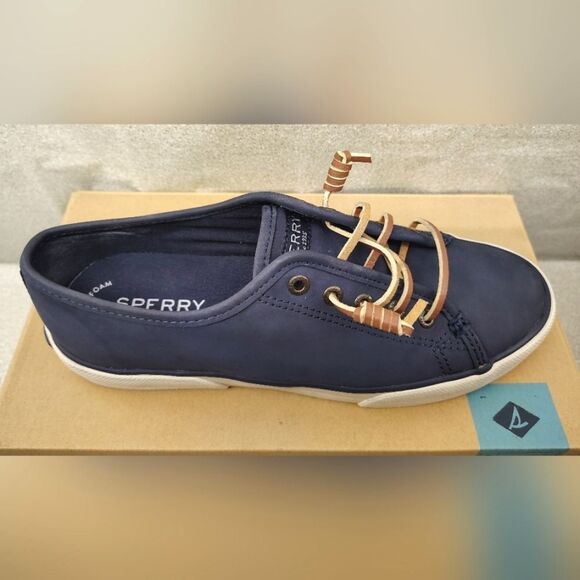 Sperry Top Sider Women's Navy Casual Shoes Sneakers Sz 7 - Picture 3 of 16